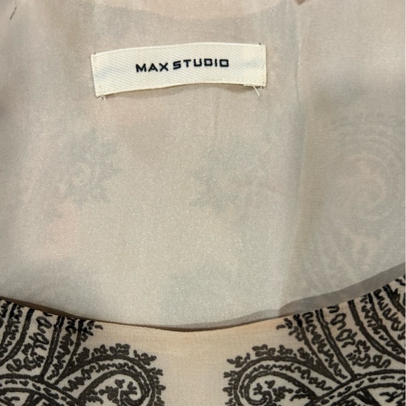 Max estudio dress, black/cream color, size s - Picture 4 of 4
